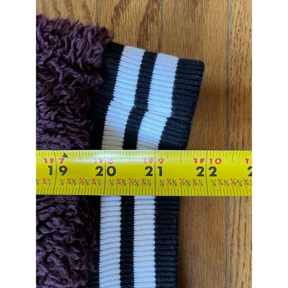 Nike Brown White Full Zip Fleece Jacket Women's Size Small - Picture 8 of 10